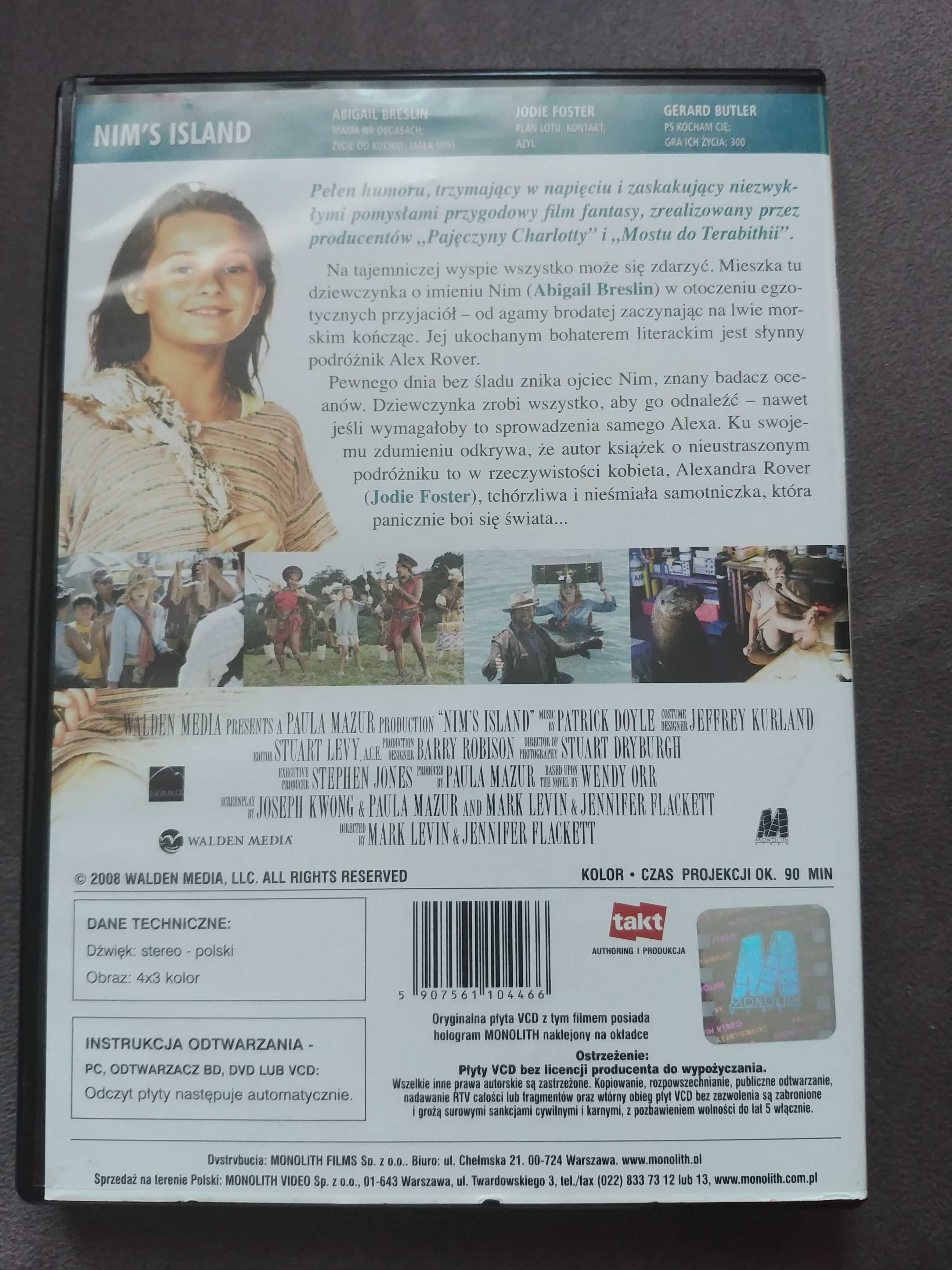 Film DVD - "Wyspa Nim"