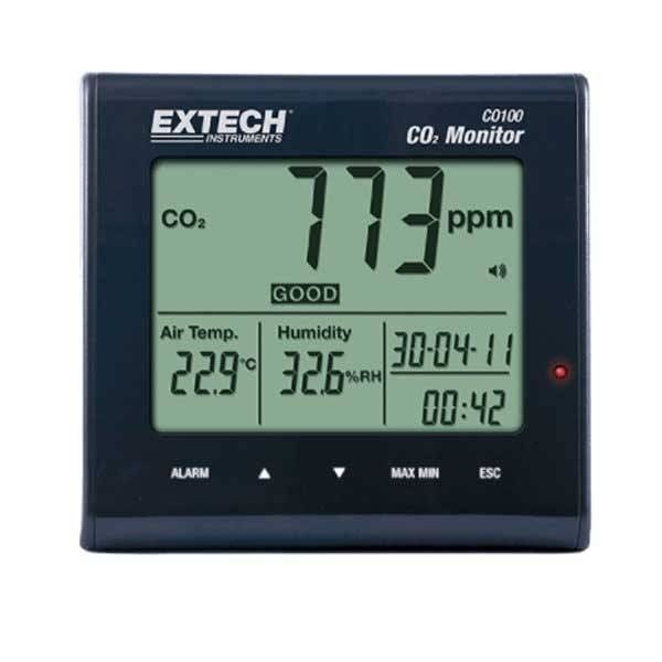 Extech CO100  монітор  температури, вологості  і CO2 В НАЯВНОСТІ