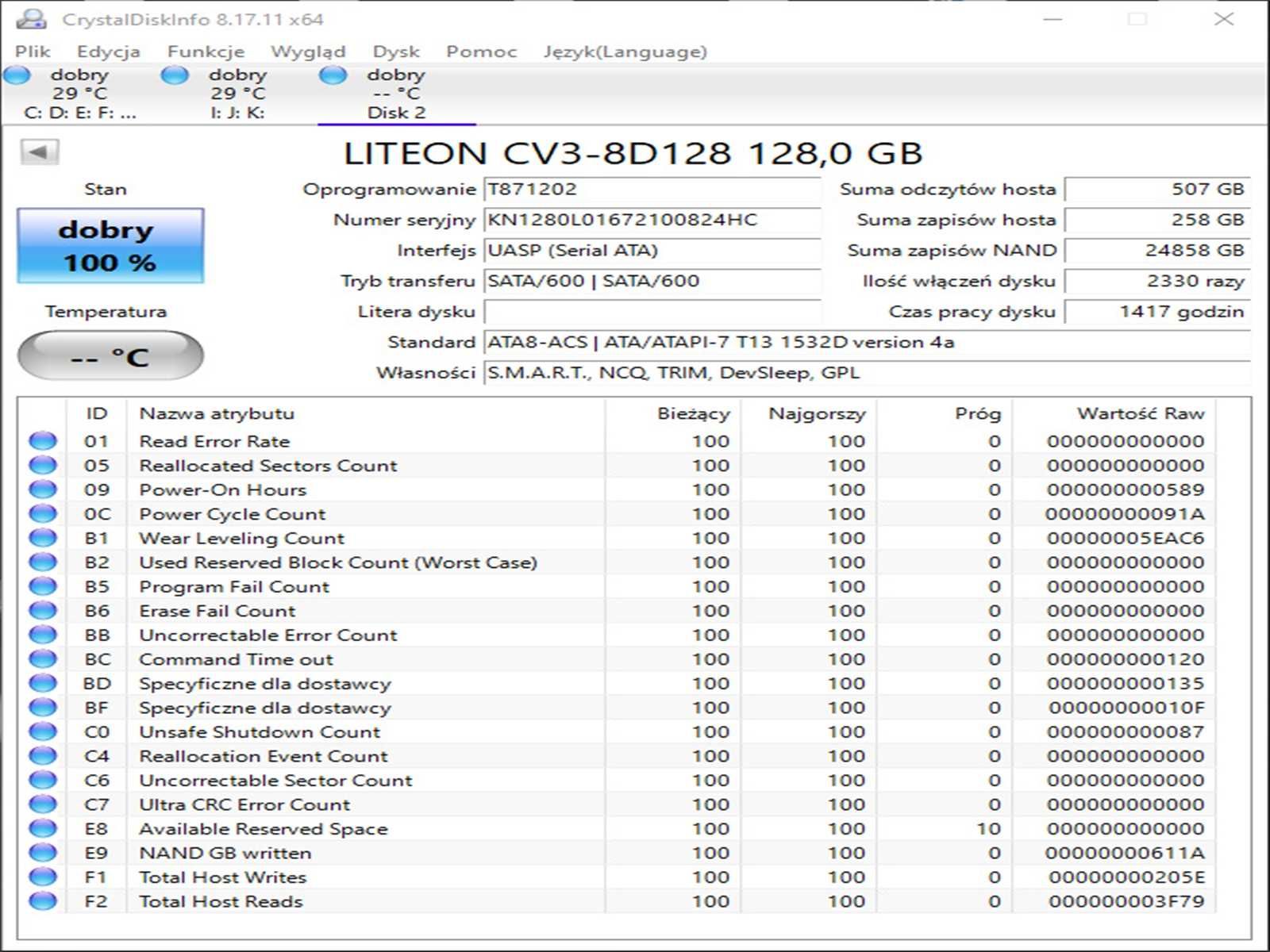 SSD M2 128GB LiTe-On