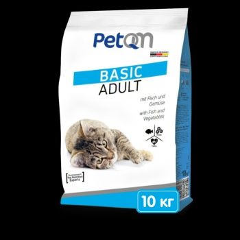 Сухой корм для котов Happy Cat PetQM Basic Adult 10 кг
