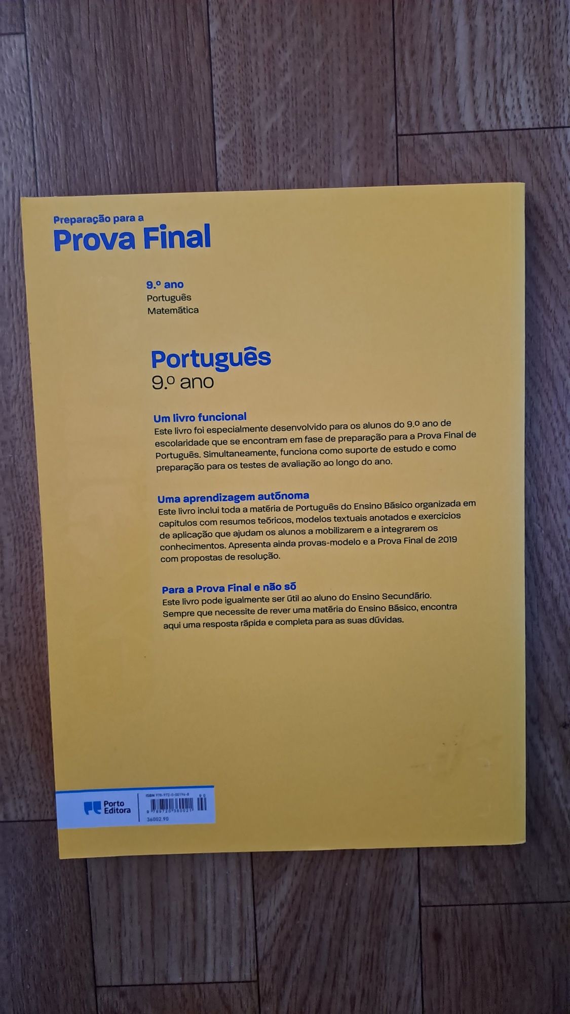 Livro "Preparação para a Prova Final" Português 9° ano