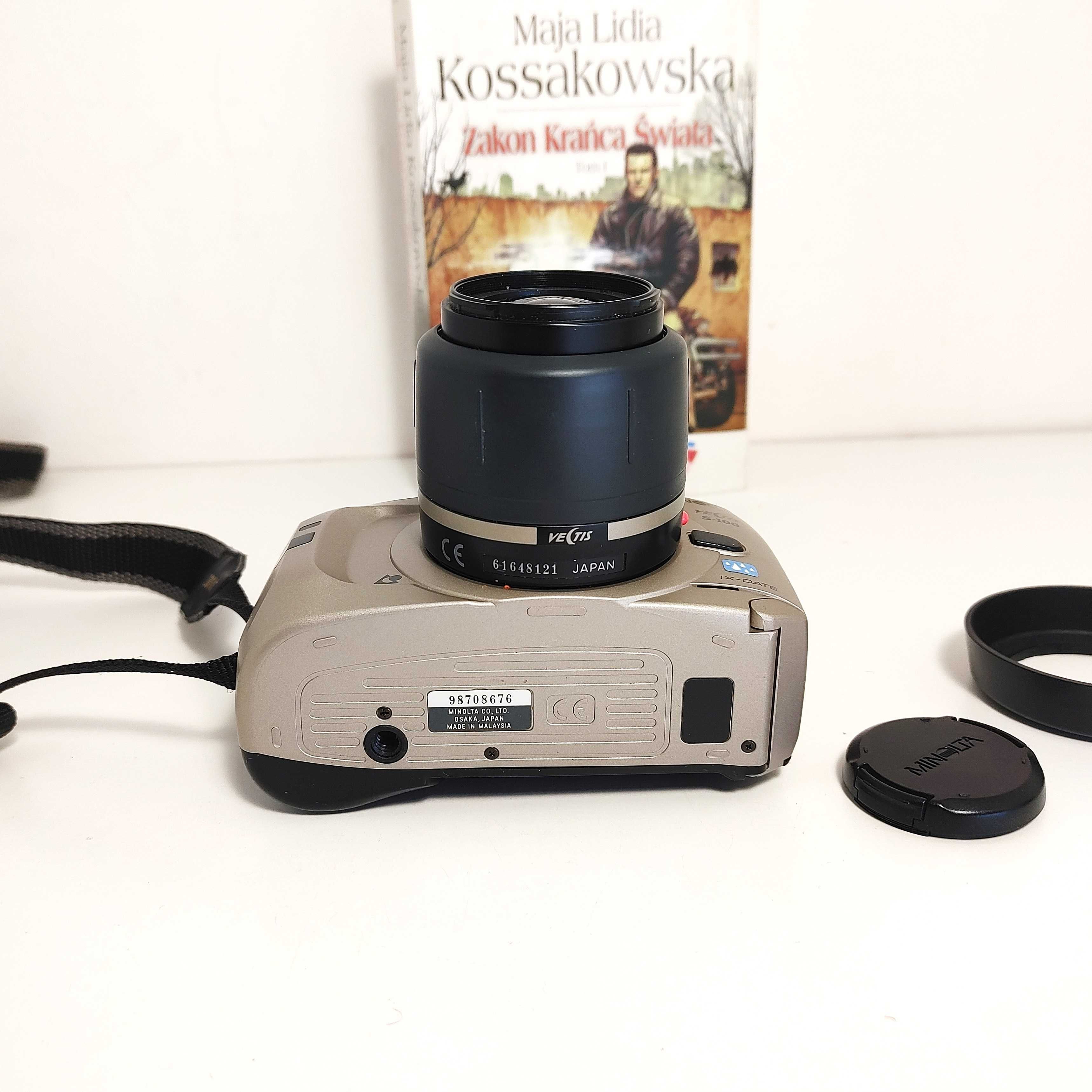 Najmniejsza lustrzanka z wymiennym obiektywem MINOLTA Vectis S-100 APS