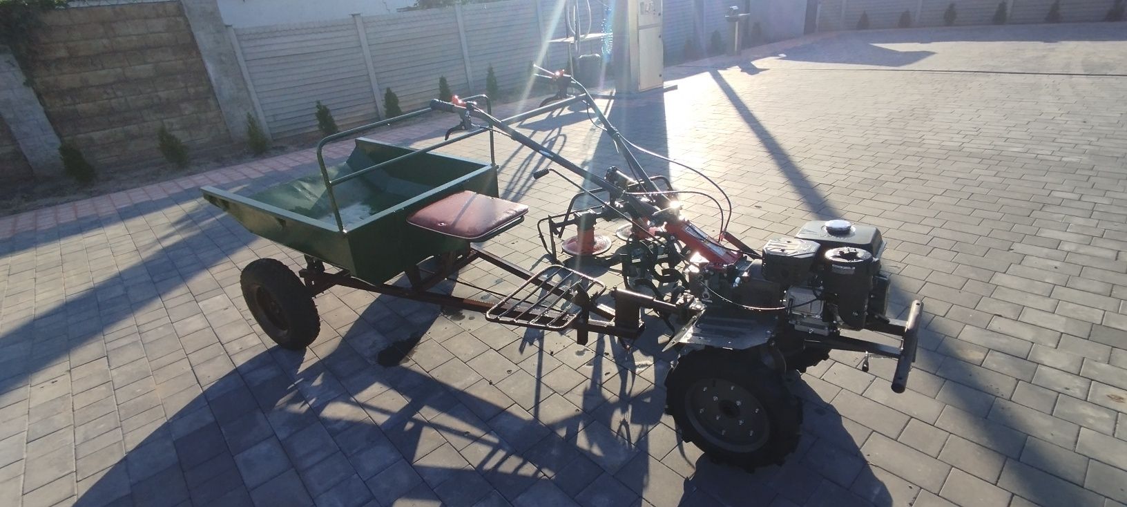 Мотоблок Weima + прицеп + роторна мотокоса 1100-6