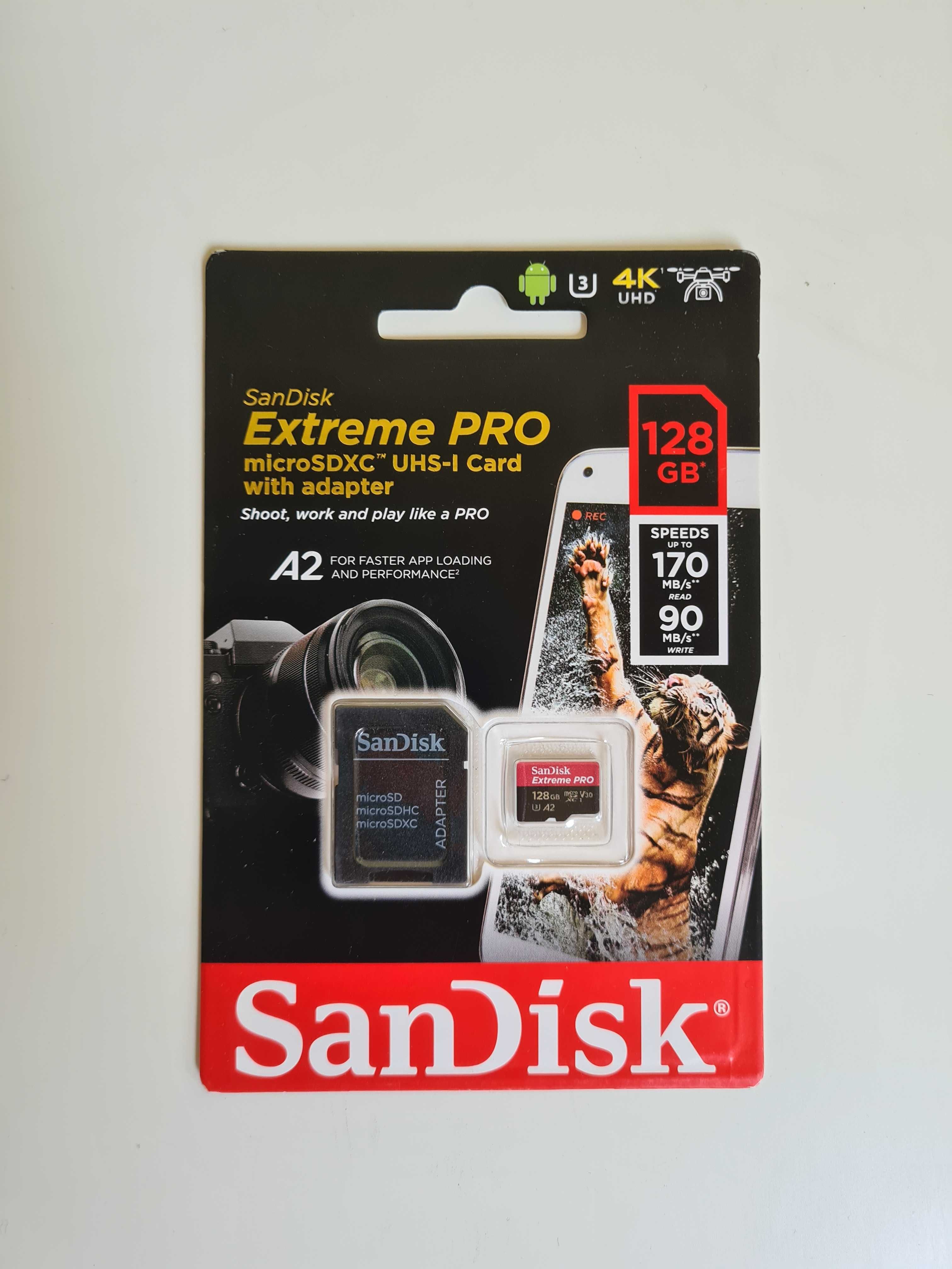 Karta Pamięci microSDXC Sandisk Extreme Pro 128GB