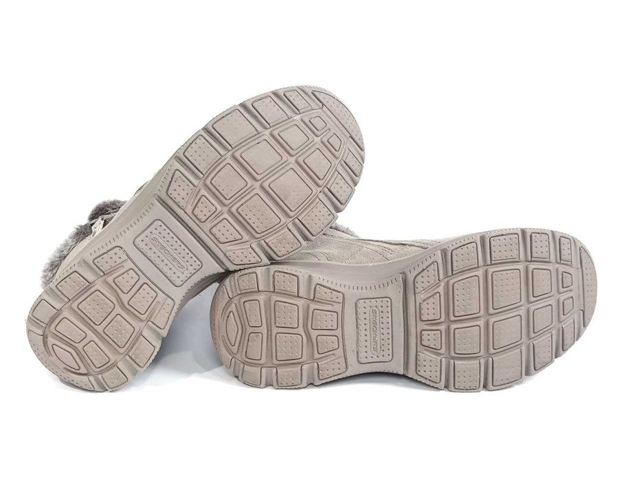 Кожаные женские ботинки Skechers Snowboots Easy Going Оригинал