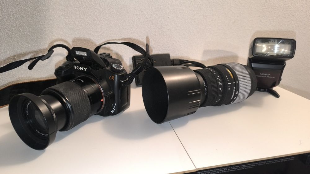 Câmara Fotográfica Sony (completa)