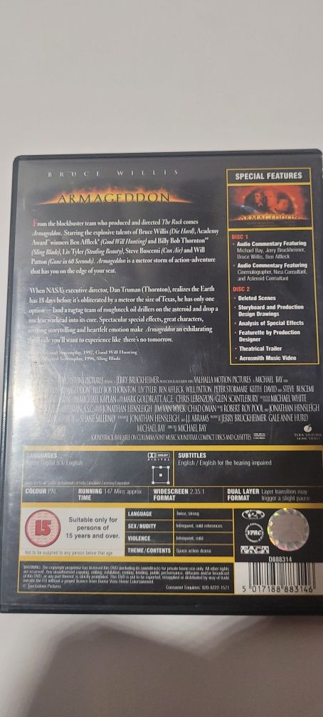 Film Armageddon płyta DVD wersja angielska 2 dvd