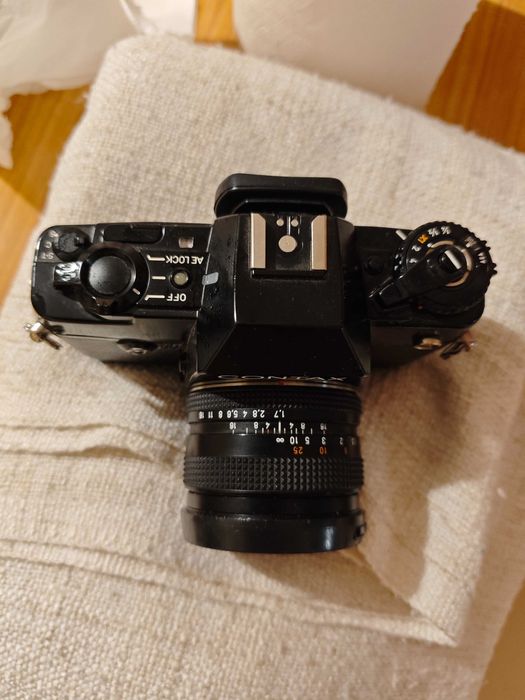 Aparat Contax 137MA, Zeiss Planar 50mm 1.7