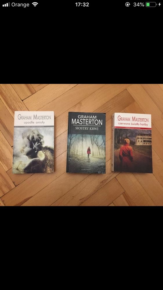 Książka Graham Masterton „Czerwone światło hańby” seria Katie Maguire