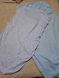 2 lençóis capa de bebé para cama de grades