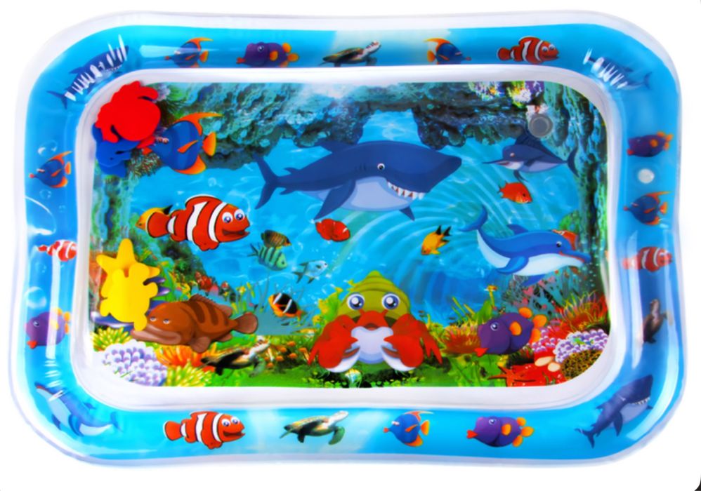 Розвиваючий килимок з водою Kidiplay Shark Blue