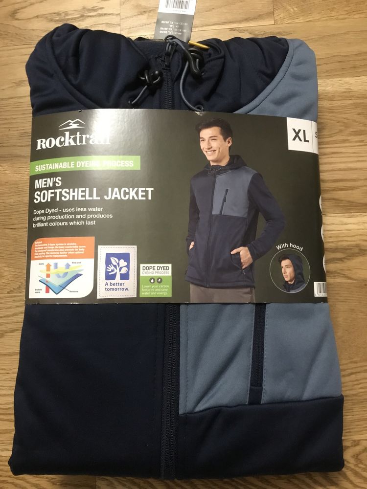 Kurtka softshell męska, oddychająca ROCKTRAIL 56/58, XL