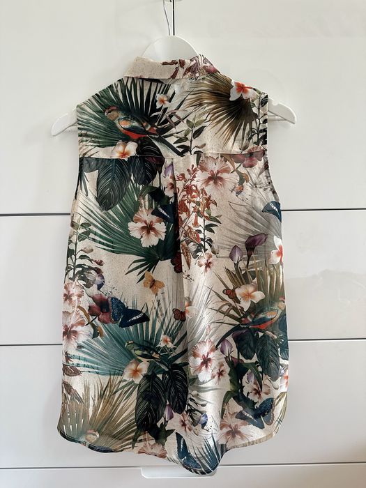 Przepiękna bluzka nowa H&M botanika rośliny