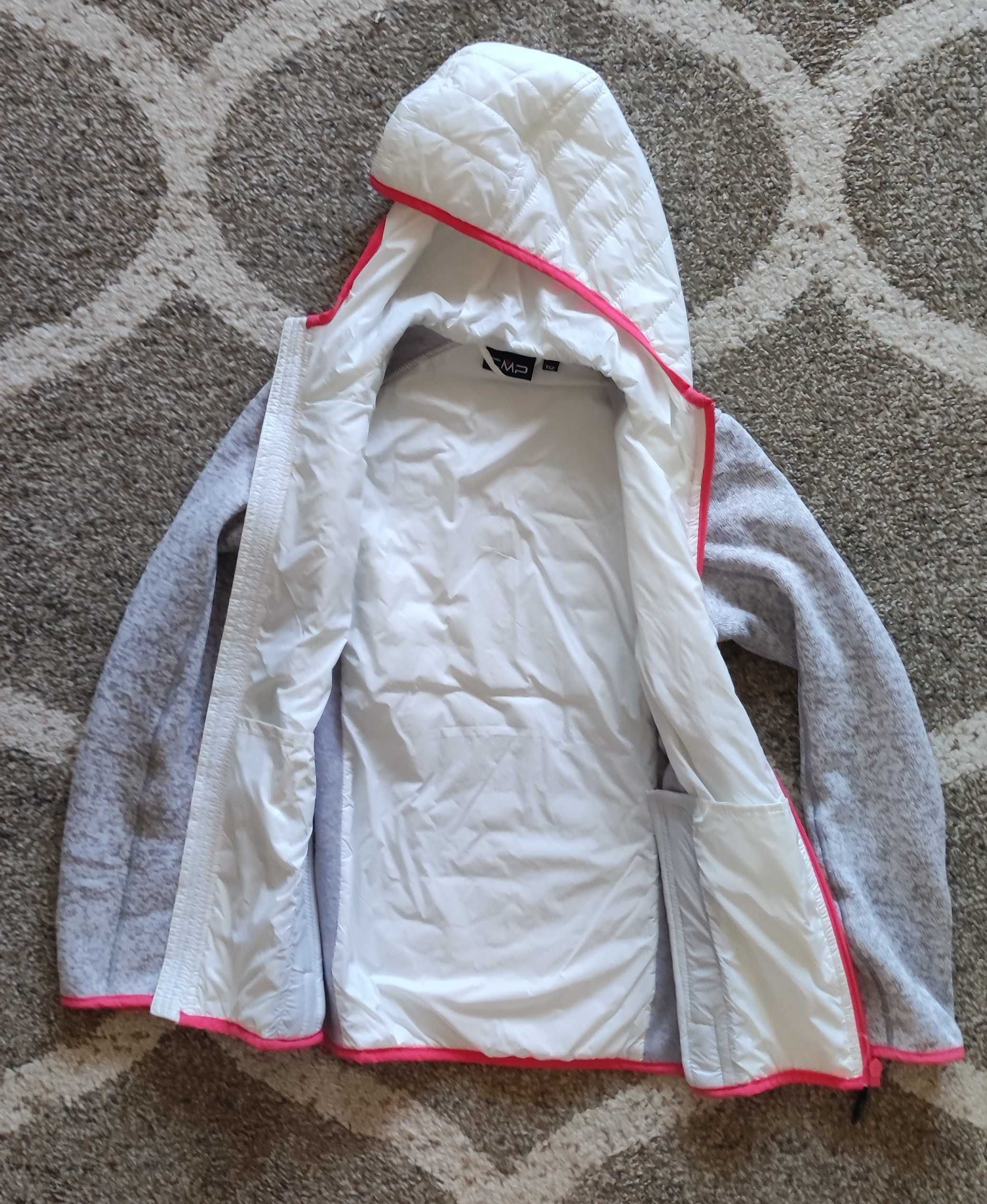 CMP Girl Jacket Fix Hood Hybrid roz. 152