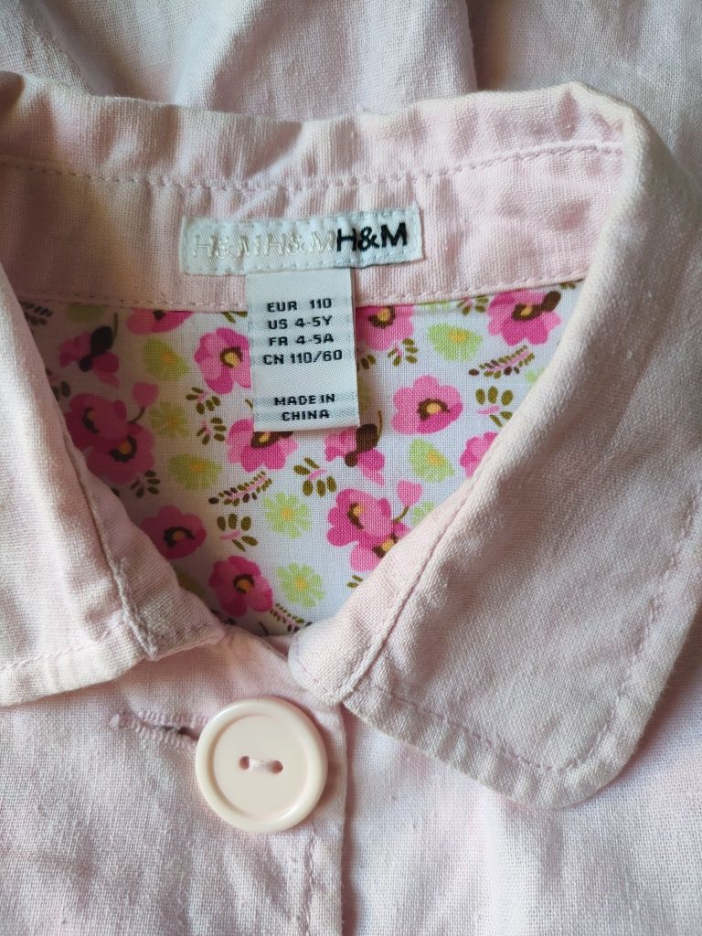 Letni płaszczyk dla dziewczynki H&M 4-5 lat