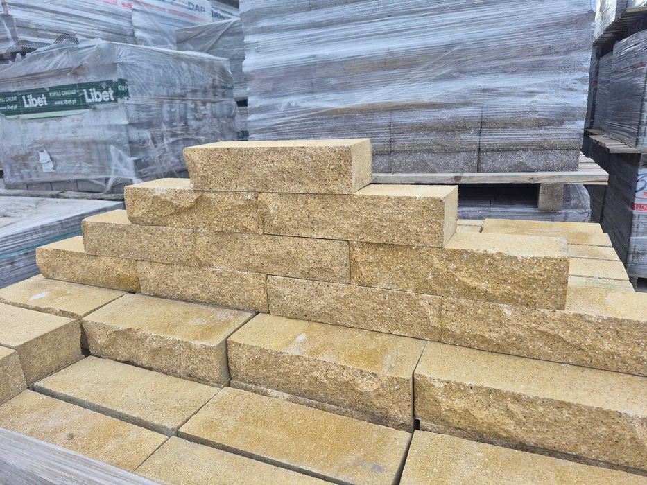 Palisada Betonowa Łupana Cegła Jadar Murek Obrzeże Okazja