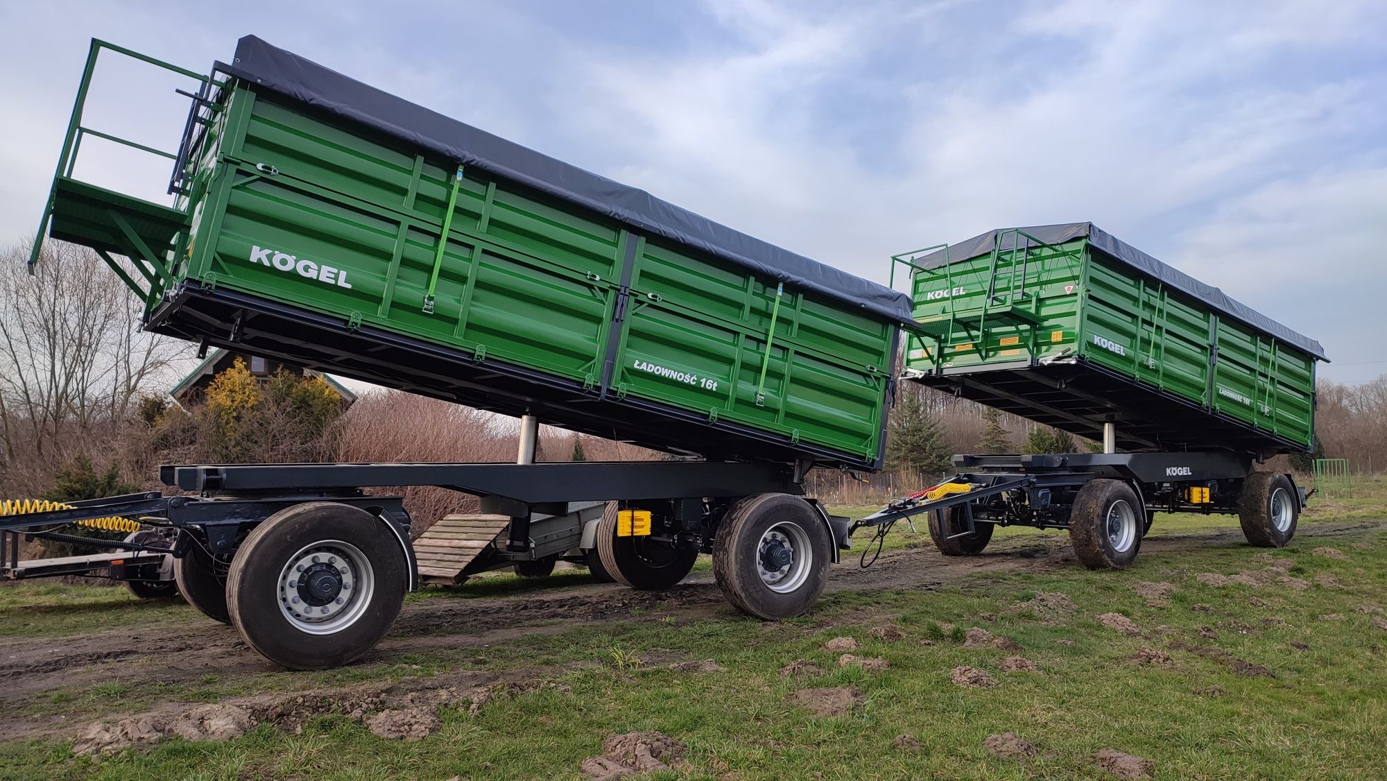 Przyczepa 12 14 16 ton nie Kogel Krone hl Zasław Pronar do bel