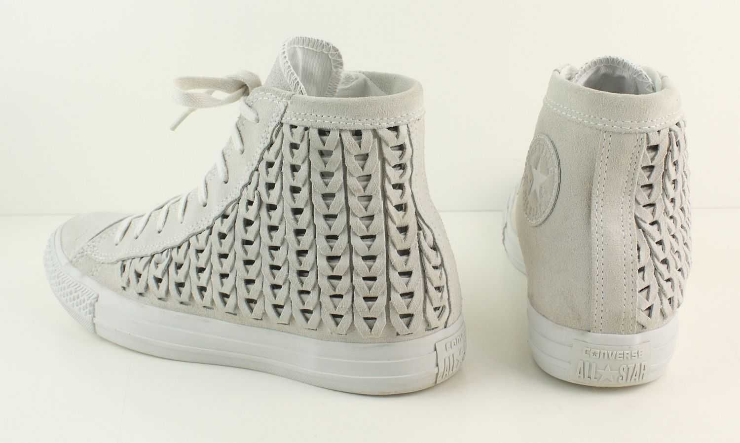 CONVERSE - oryginalne, wysokie trampki z zamszu ROZM. 41