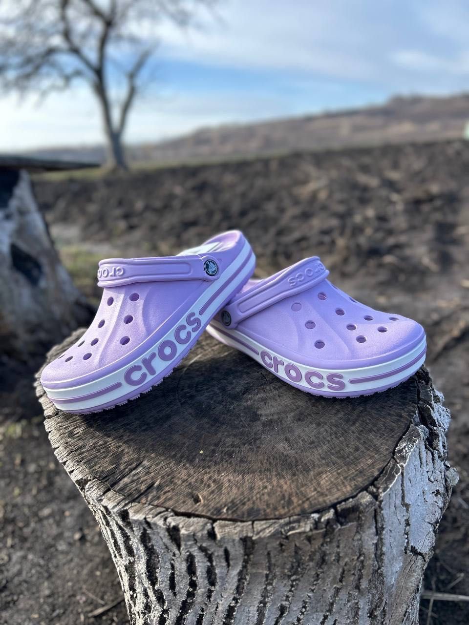 Крокси Оригінал Crocs Bayaband женские рожеві сірі бежеві блакитні