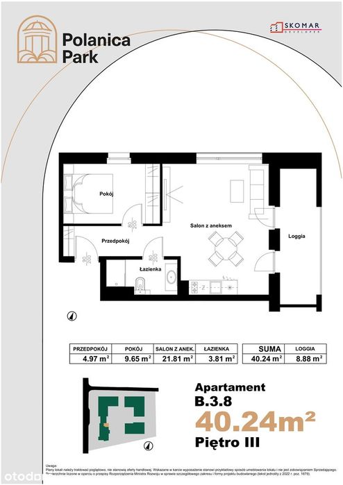 Ostatnie apartamenty w etapie B