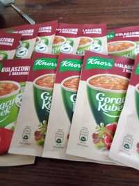 12 sztuk zupek gorący kubek Knorr gulaszowa