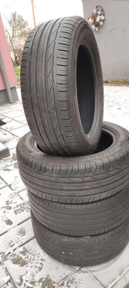 Opony letnie z 2016r 6mm 225/55/17 Bridgestone N12