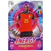 Karta Topps Euro 2024 Germany Jeremy Doku Gm 1 Energy