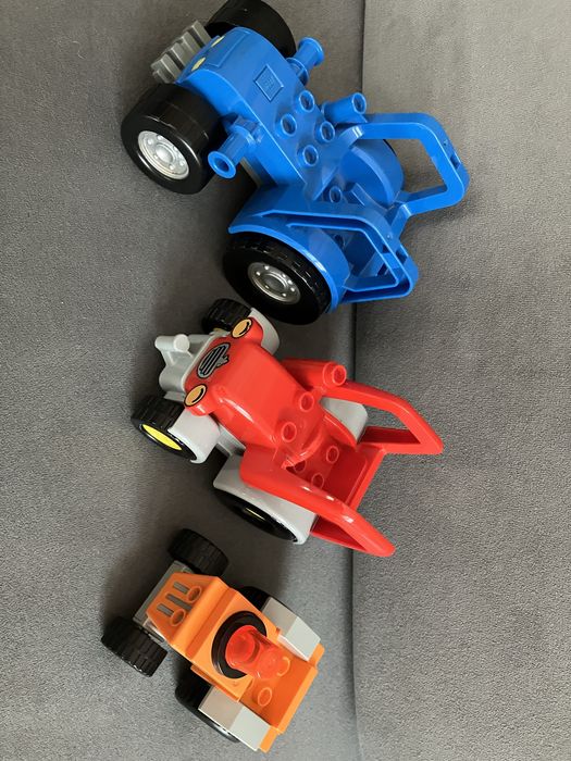 Lego duplo traktory 3 sztuki