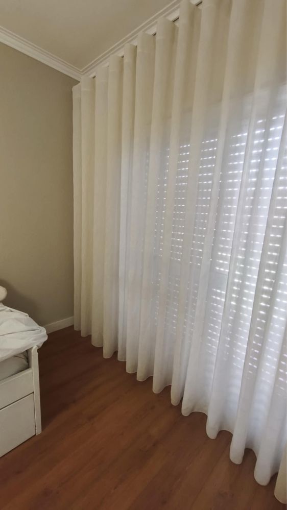 Cortinado + Calha ler descricão