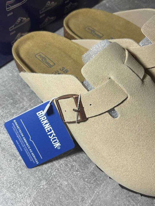 Клоги Birkenstock boston shearling шльопанці біркеншток биркенсток 38р