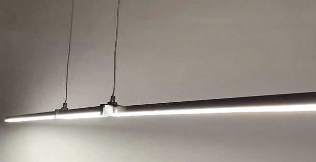 Wisząca lampa rozsuwana led. 2 punkty świetlne. Wysokość regulowana.