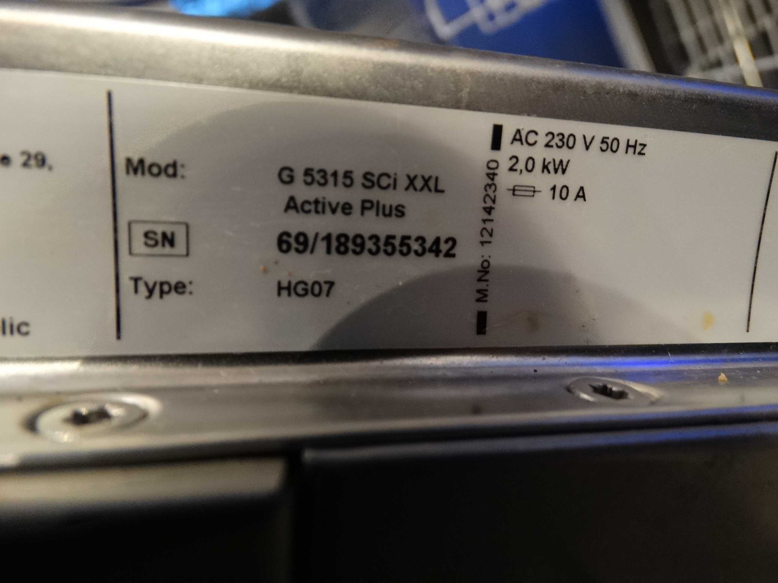 Zmywarka Miele G5315 SCI XXL nowy model 6 m-cy gwarancji