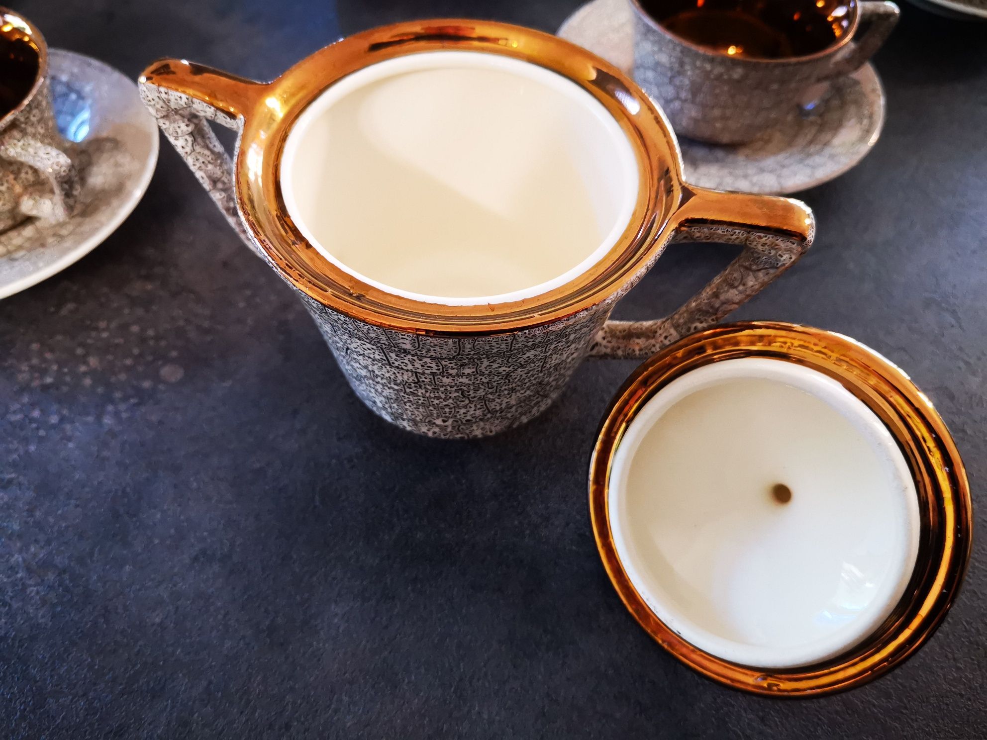 Porcelanowy 16-elementowy wloski serwis do kawy
