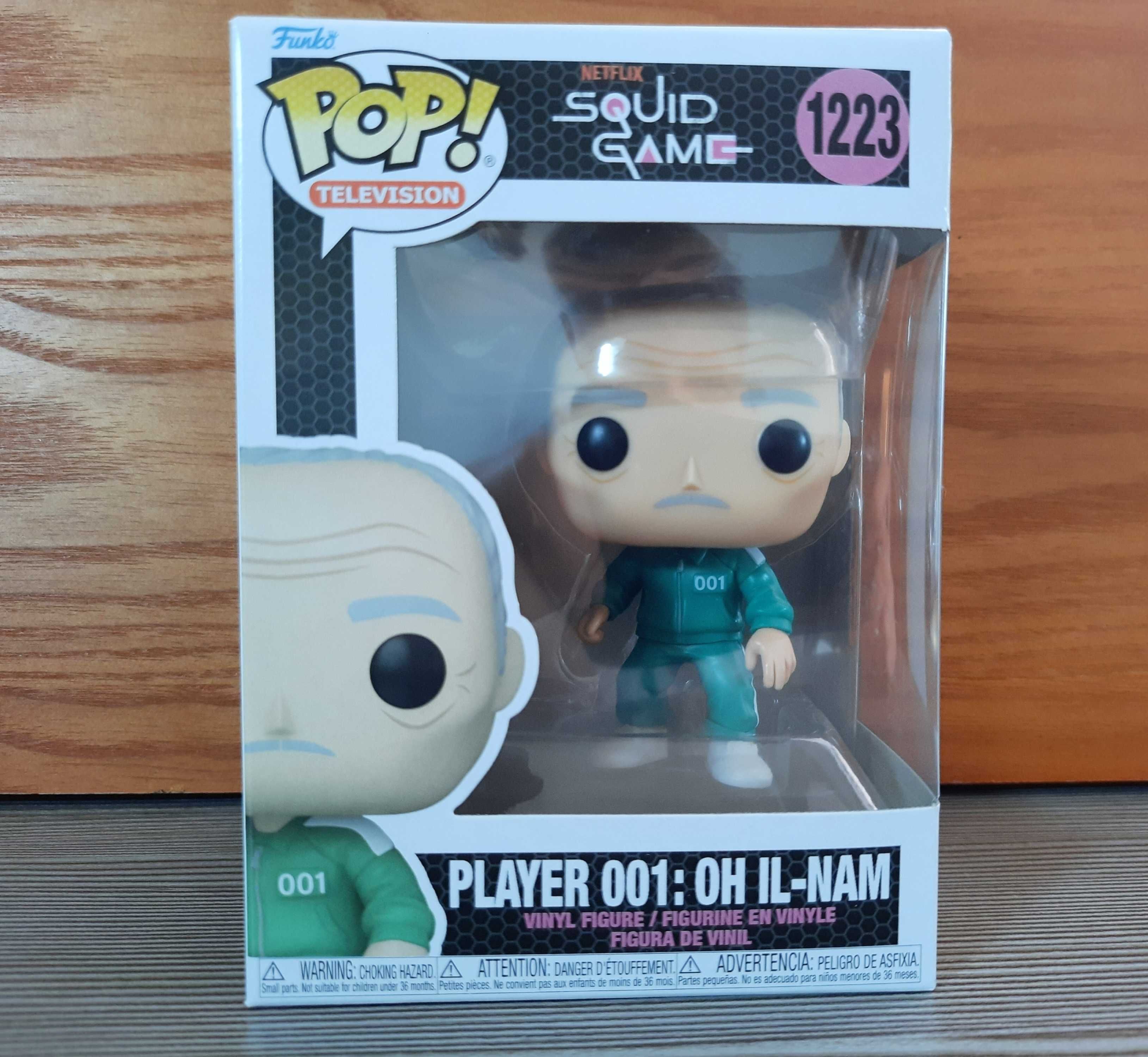 Funko pop Player 001: Oh Il-nam, Squid Game