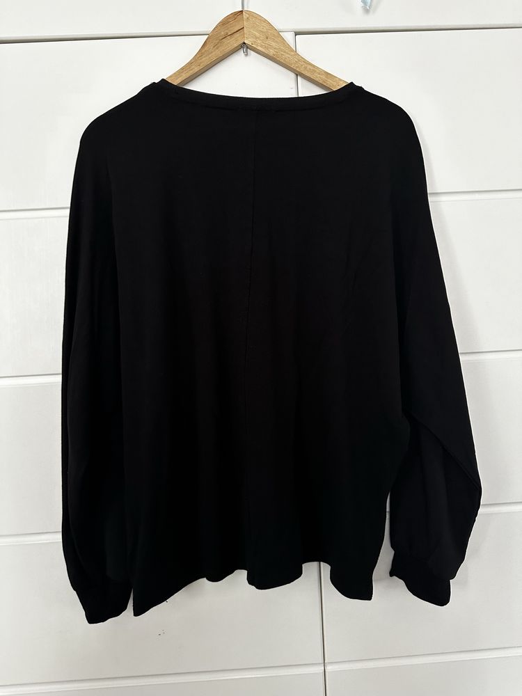 Czarna bluzka styl nietoperz rozmiar XL Opus