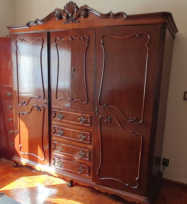 Roupeiro de 3 portas chippendale