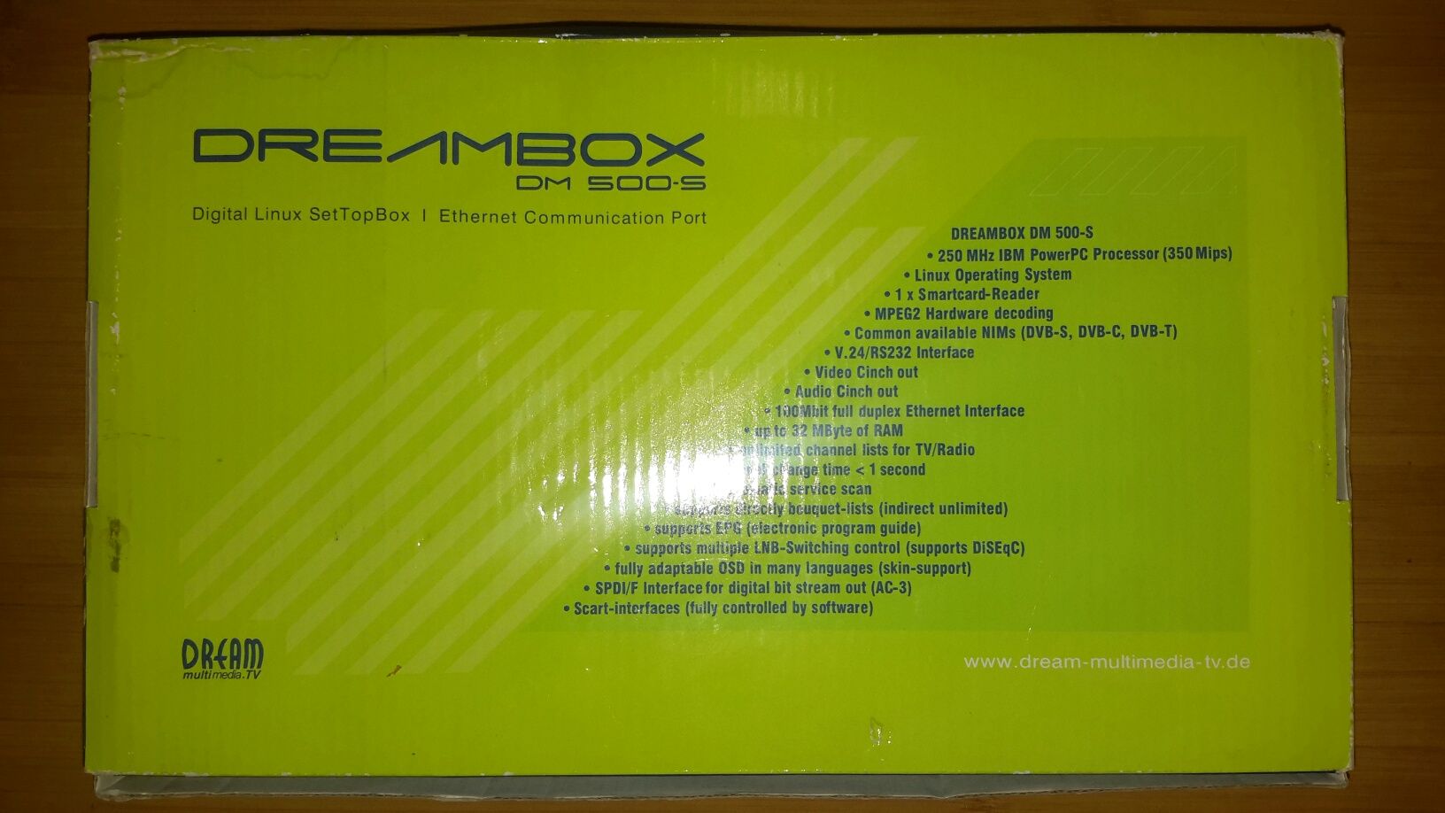 Спутниковый тюнер dreambox 500s, globo 7010a