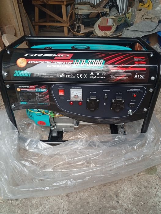 Генератор бензиновый GRAND БГО-3300