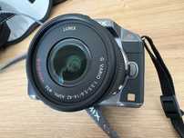Panasonic Lumix DMC-G6 srebrny, stan bardzo dobry. Torba + ładowarka