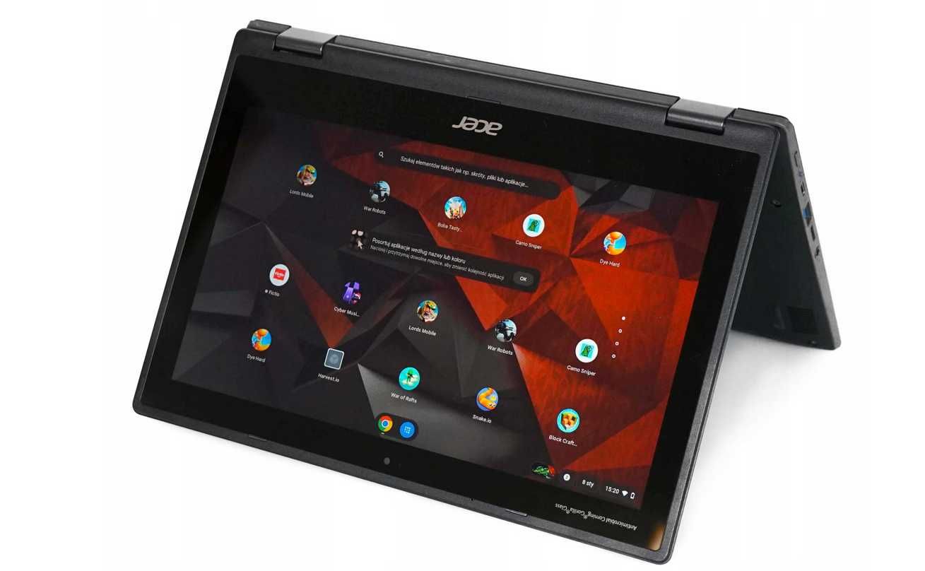 Chromebook Acer Spin 11 R752TN Intel N4020 Dotyk 32GB IPS 360° DDR4