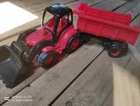 Traktor z przyczepą Wader