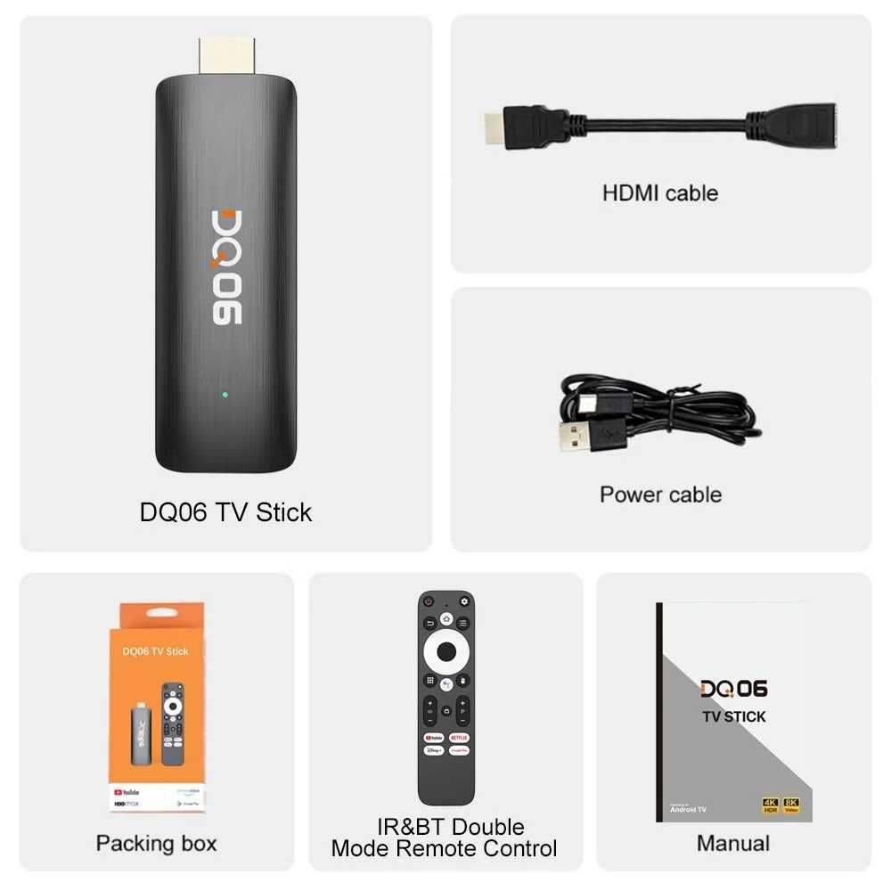 TV Stick Android DQ06 2Gb + 16Gb