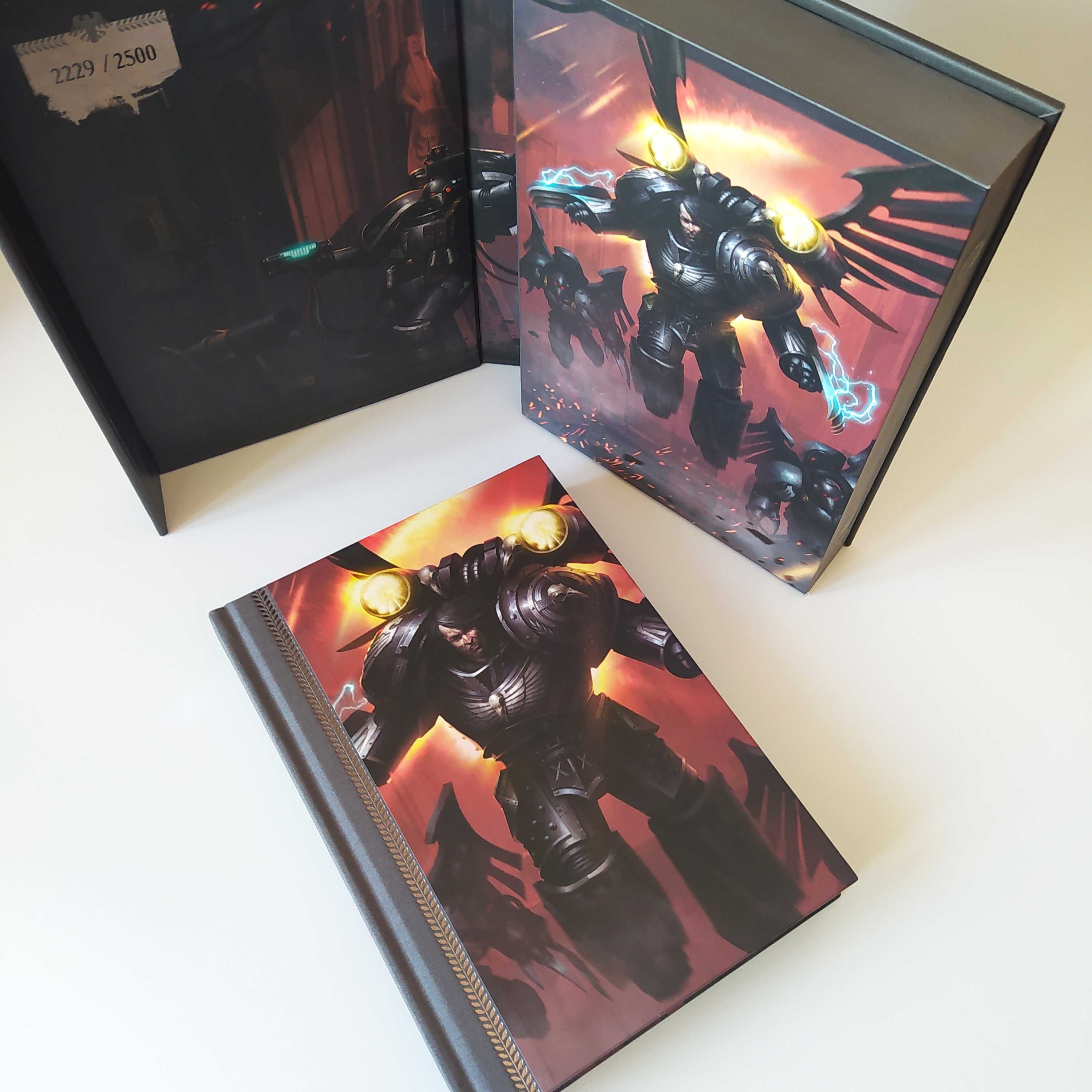 Livro Warhammer 40K Corax Lord of Shadows Edição Limitada