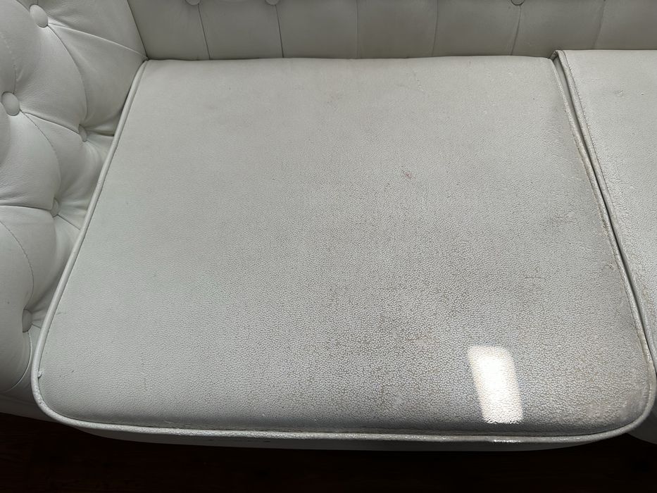 Sofa kanapa ekoskóra biała