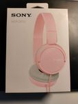 Nowe słuchawki SONY MDR-ZX110 - przewodowe w kolorze różowym