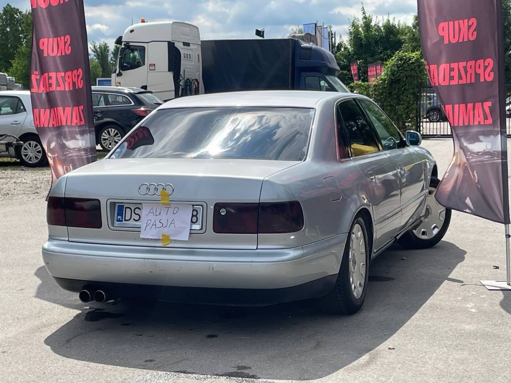 Audi A8 3.7LPG**Automat**Quattro**Skóry**Alufelgi**Zamiana**