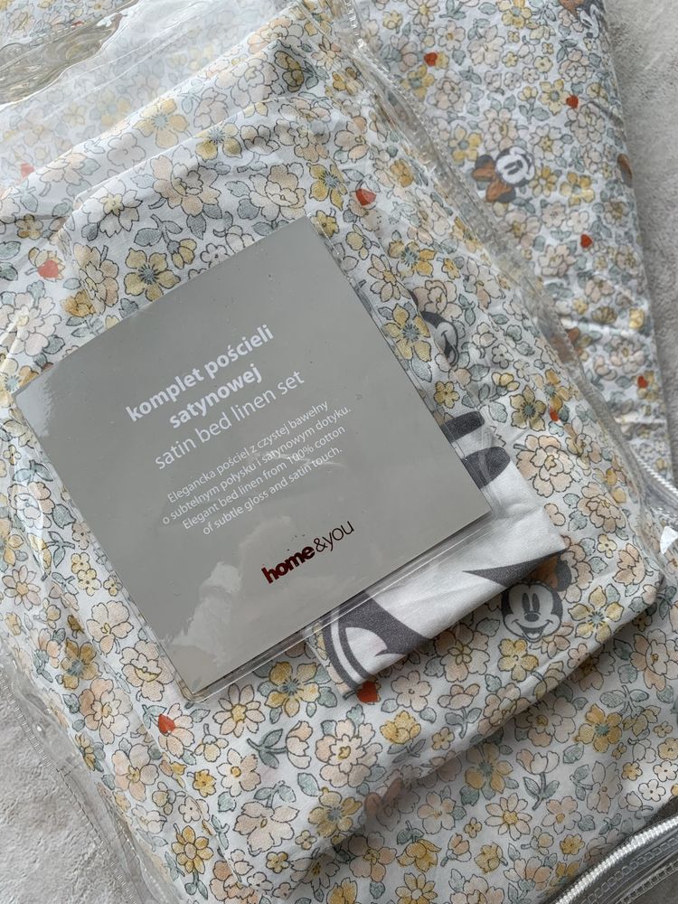 Nowy zestaw Minnie komplet poszewki + przescieradlo Home &You