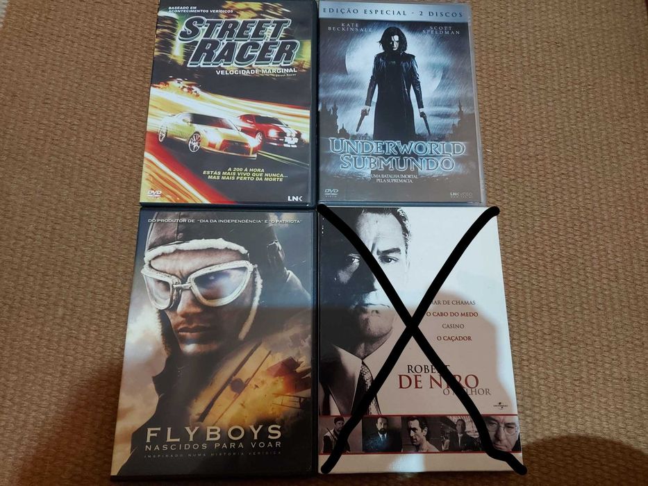 Lote #6 - 9 DVDs Ação