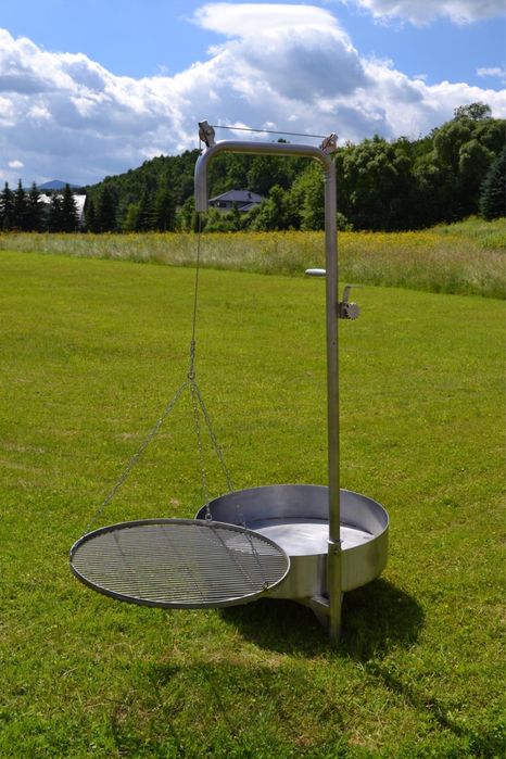 Grill ogrodowy ze stali nierdzewnej