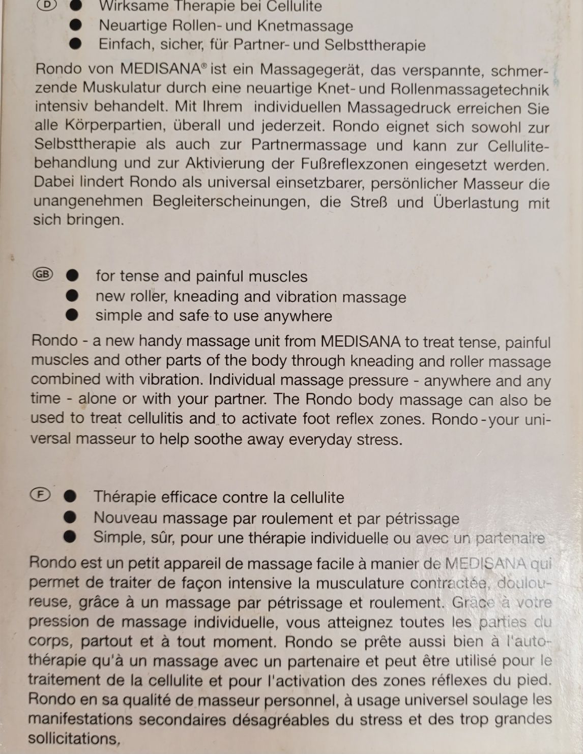 Masażer do ciała Medisana